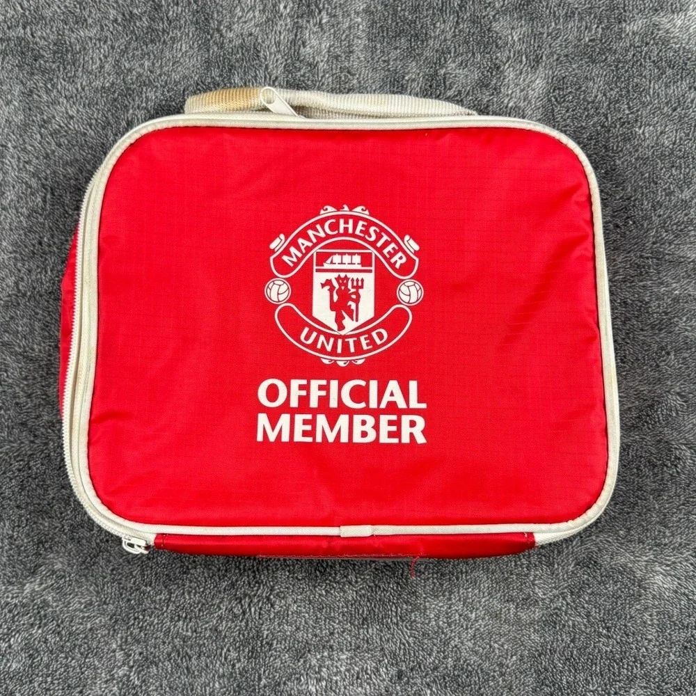 Manchester United Official Member Red Insulated Lunch Bag Fred the Red Mascot‎